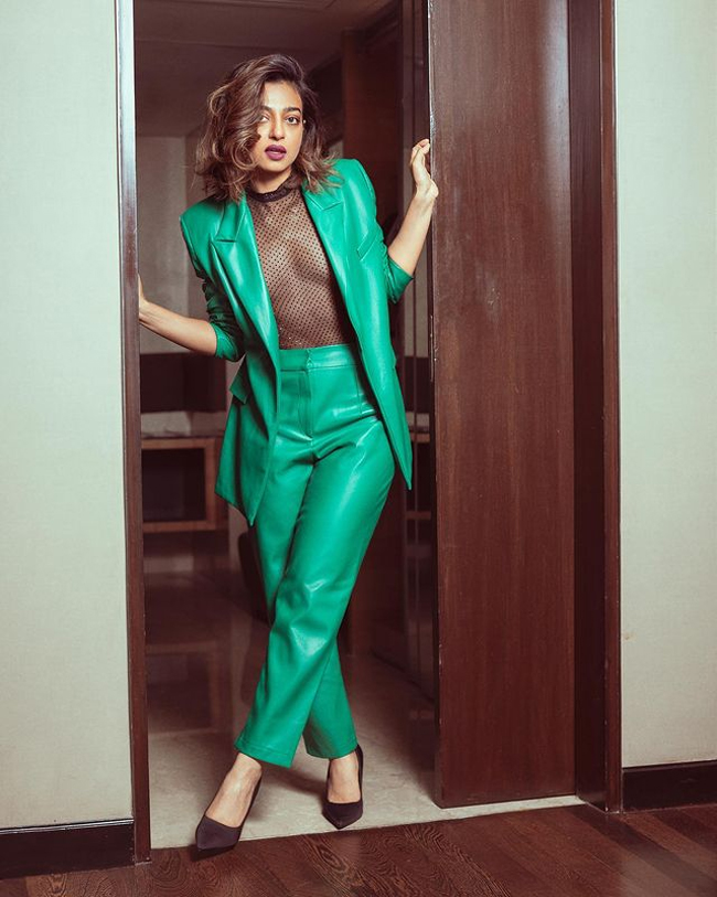 Staggering Clicks Of Radhika Apte in Designer Outfit